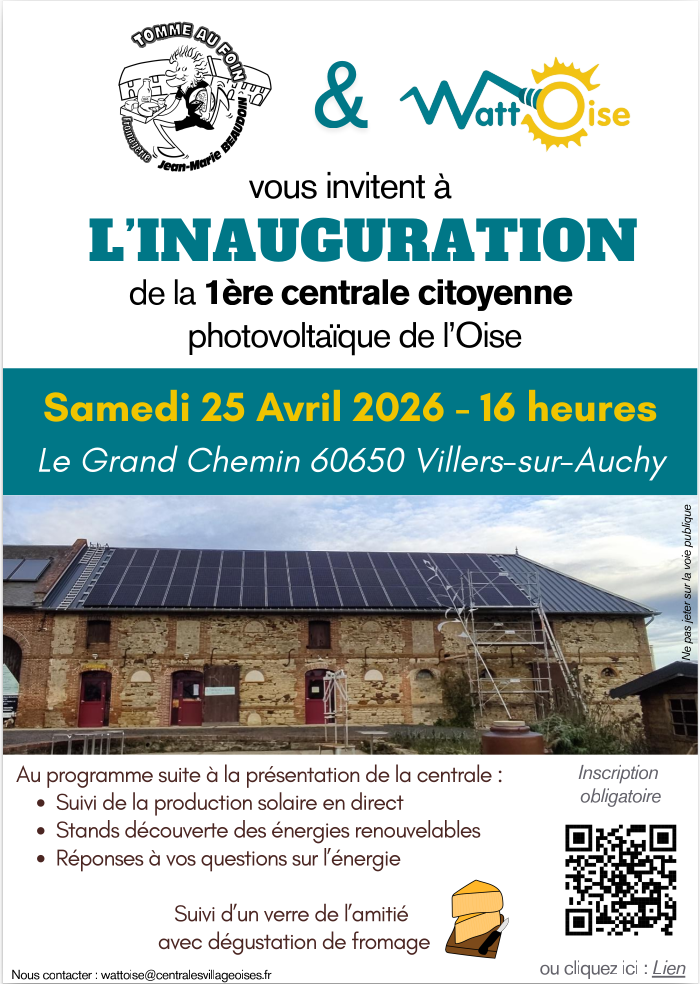 Inauguration des panneaux solaires