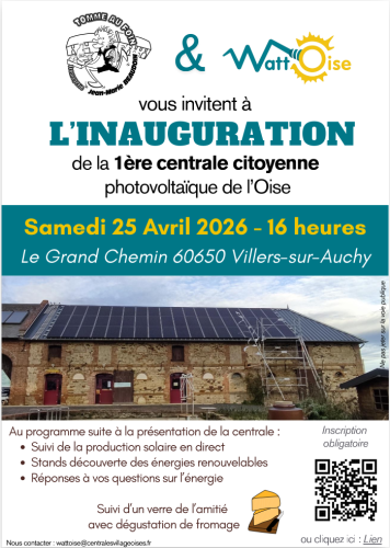 Inauguration des panneaux solaires
